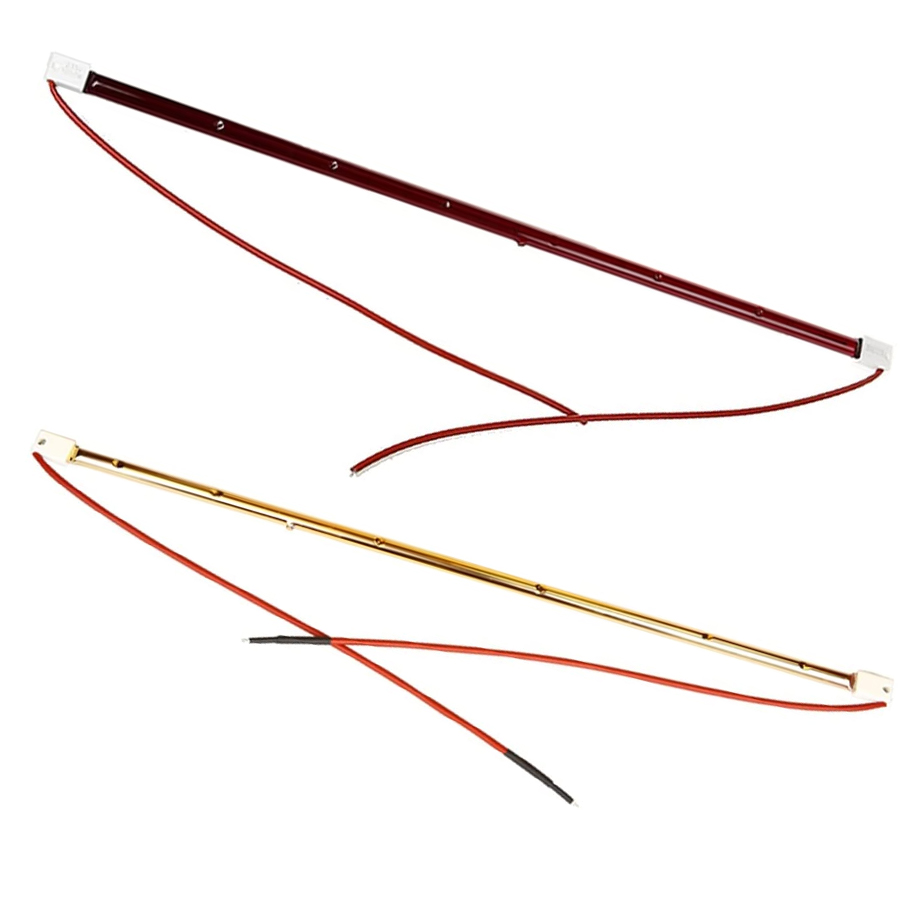 220V 1500W Carbon Electric Portable Heat Lamp Therapy Animal Chicks Infrared Tube Heater