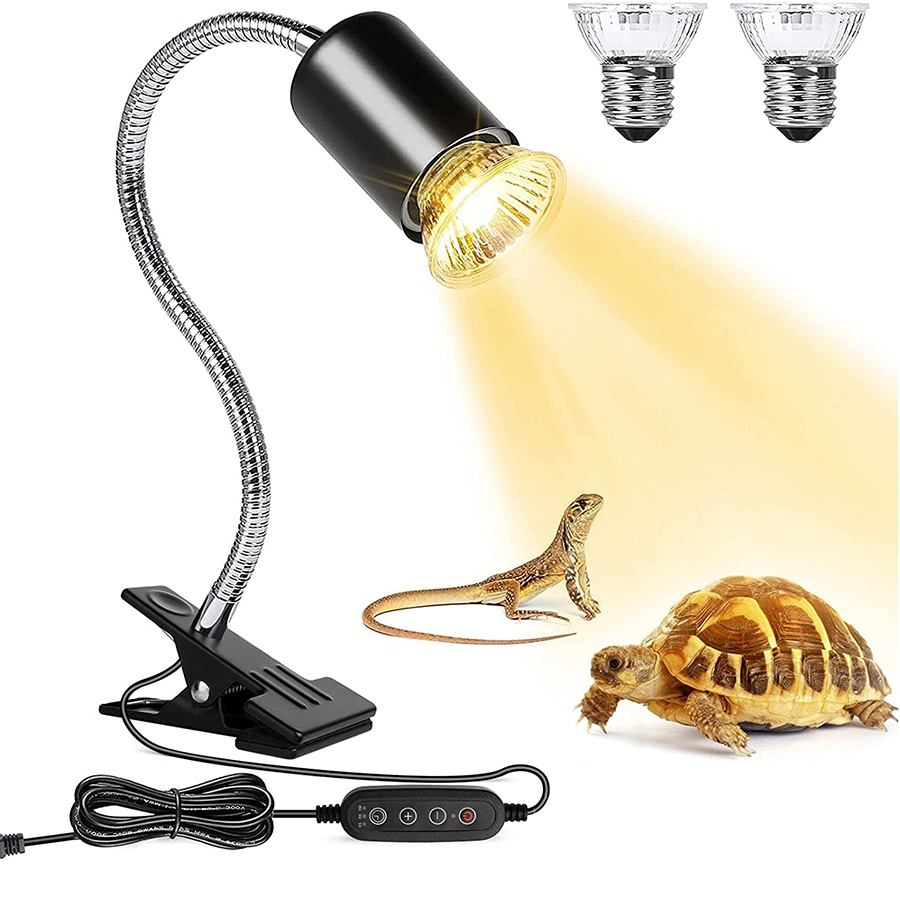 Wholesales 25W/30W/50W UVA Led Reptile Grow Lights With Fixture UVB Light Therapy