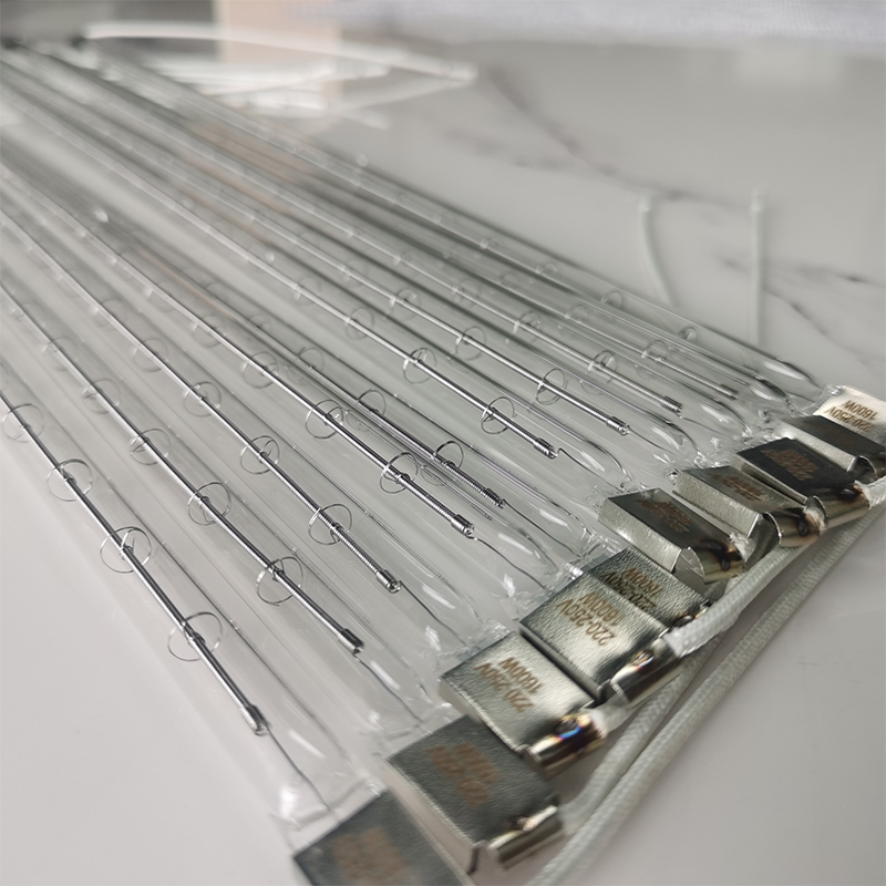 220 v-250 v 1600 W IR Lampen Rohr Transparent Druck Maschine Heizung Lampe Kurzwelle Infrarot Lampe