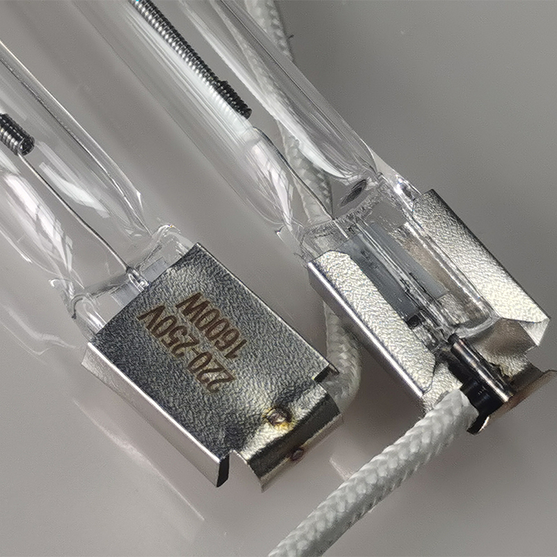 Tube chauffant en verre de Quartz halogène à infrarouge blanc Semi-plaqué, 240V, 2000W, grille-pain, Tube chauffant à infrarouge lointain, four de cuisson