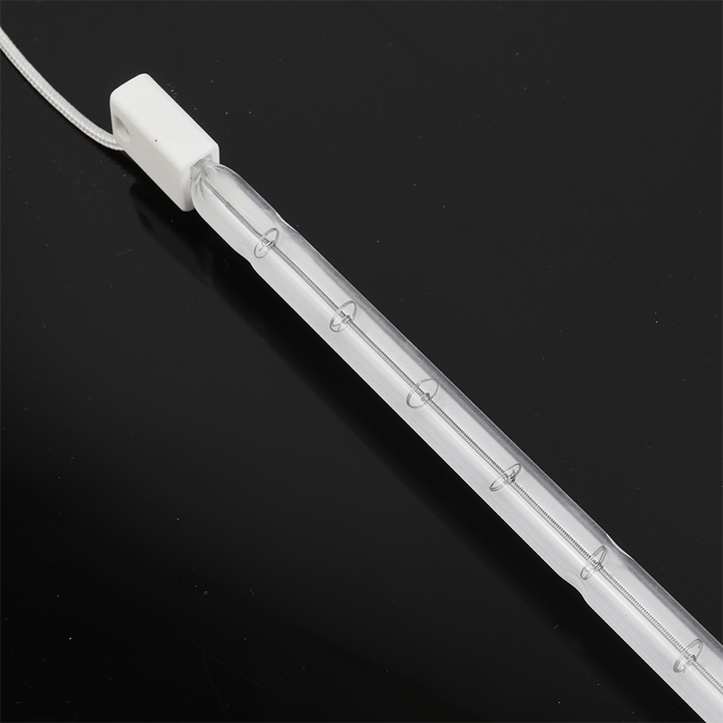 Short Wave Halogen Infrared Heating Lamp Quartz Heater Half White Plated Infrared Element Lamps