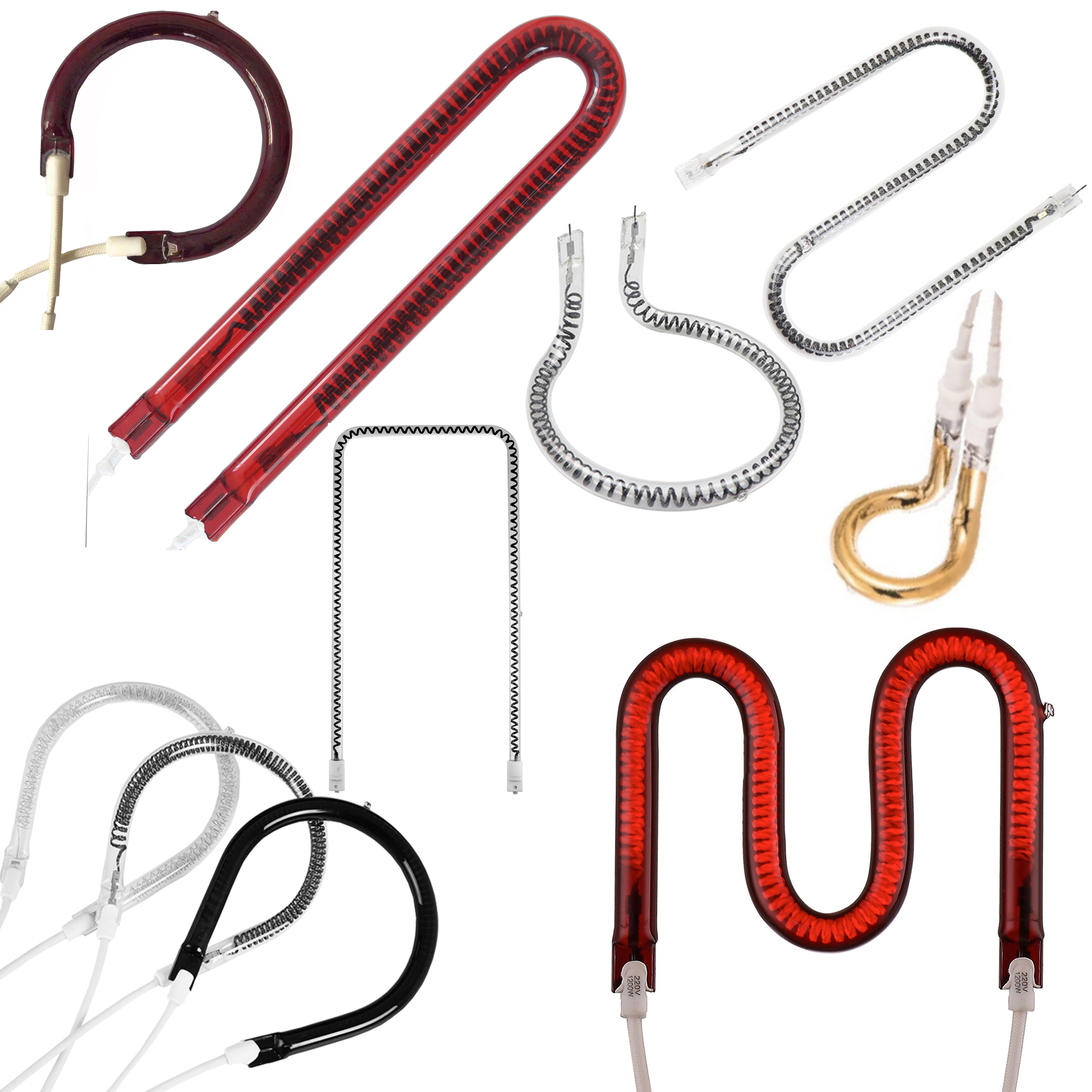 China Shaped Halogen Heating Lamps manufacturer