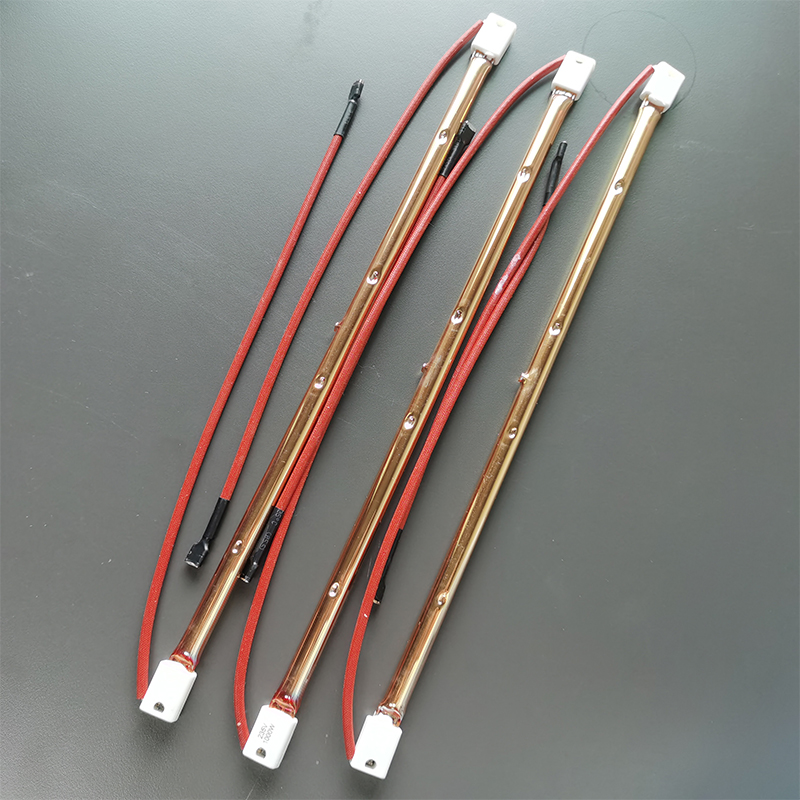 1000 واط 355 مللي متر 235 فولت كامل الذهب الكوارتز الأشعة تحت الحمراء علاج مصباح الهالوجين مصابيح الحرارة