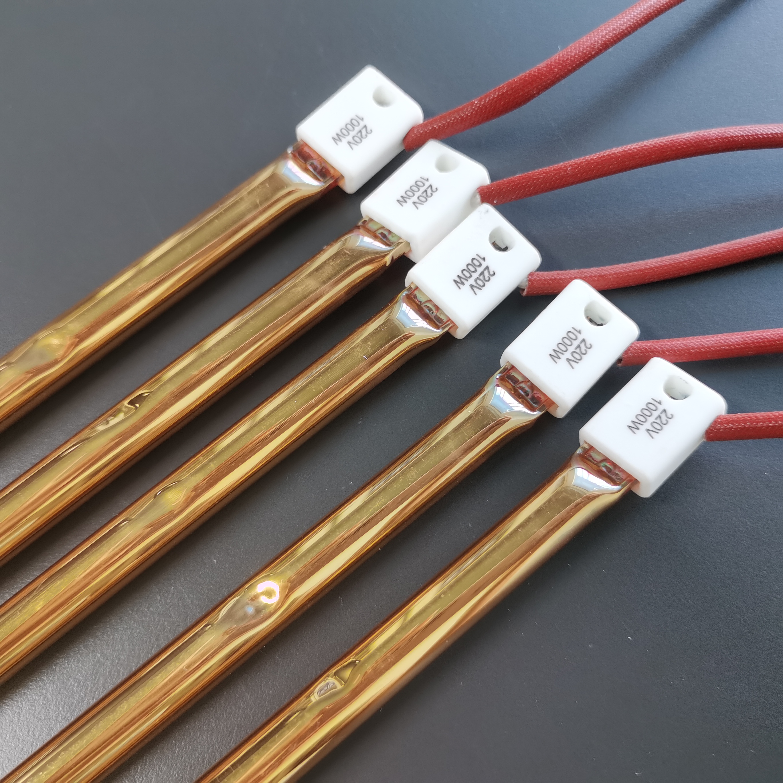 Infrarot-Linear-Halogen-Wärmelampe, Quarzrohr-Heizung, Ersatz-Emitter-Halogen-Wärmelampe 2000 W für die Glasindustrie