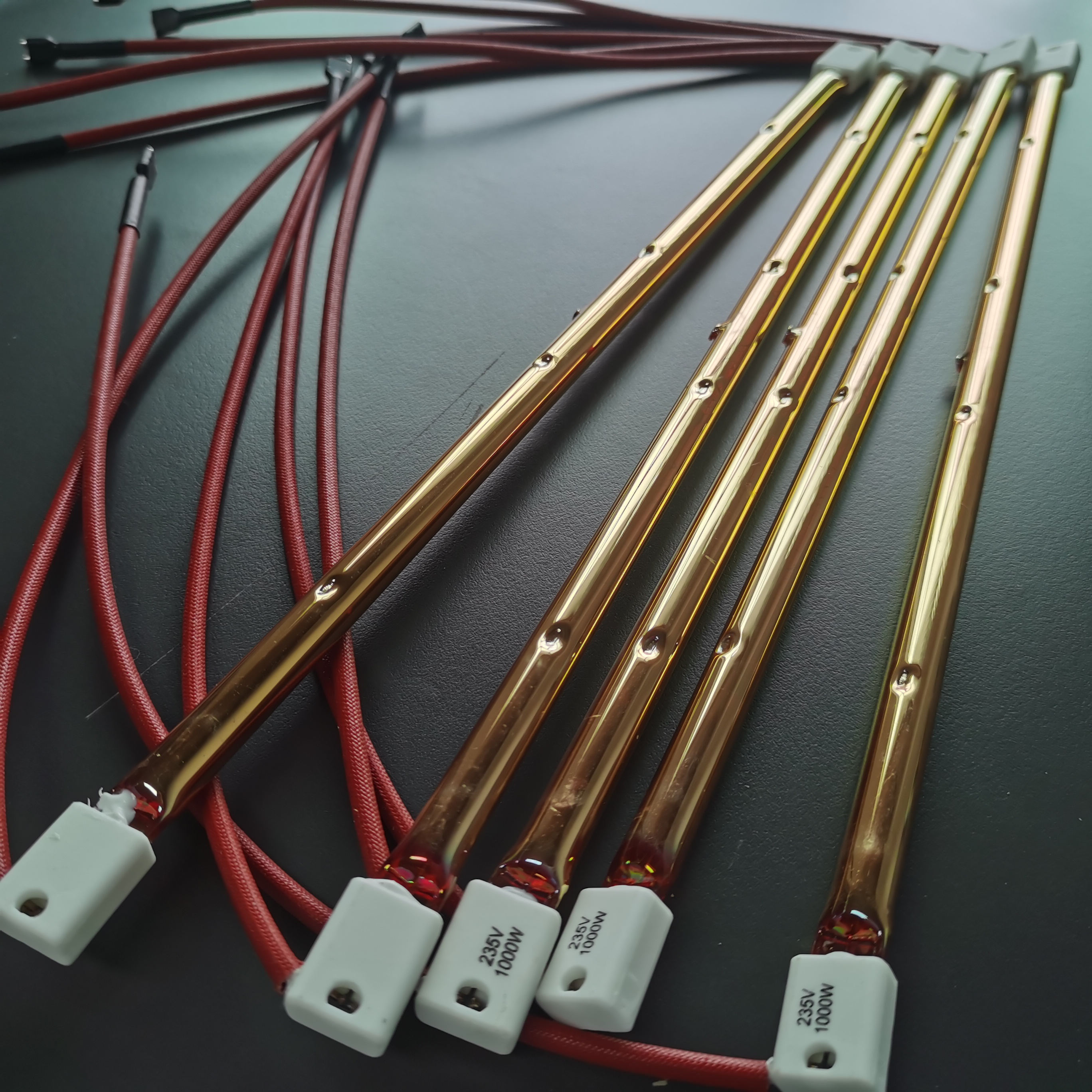 Four électrique de cuisson de peinture thermique, lampe halogène à infrarouge, équipement de chauffage pour le séchage de peinture en poudre métallique