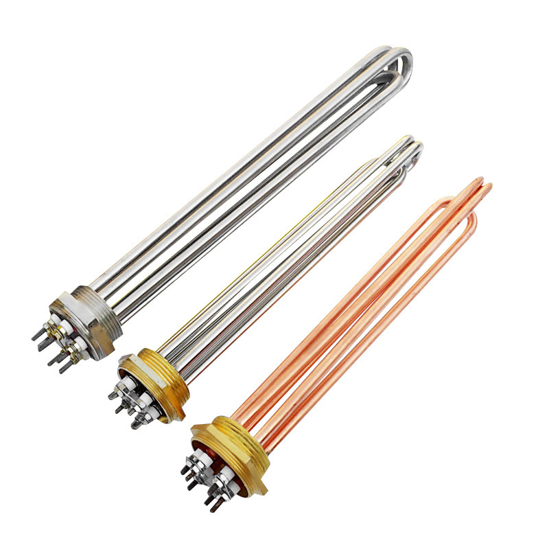 220V 6KW Stainless Steel Industrial Water Immersion Heater Tubular Heater Electric Flanged Immersion Heaters Element