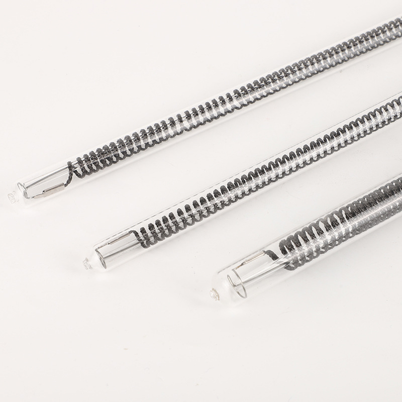 1000W 600mm 220V Transparent Quartz Tube Carbon Fiber Heater Lamp for Infrared Heater