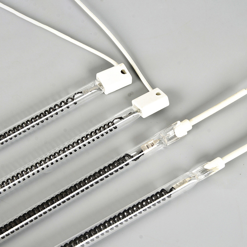 1000W 1000mm 220V Quartz Tube Carbon Fiber Infrared Heat Lamp Medium Wave IR Quartz Glass Heating Lamps