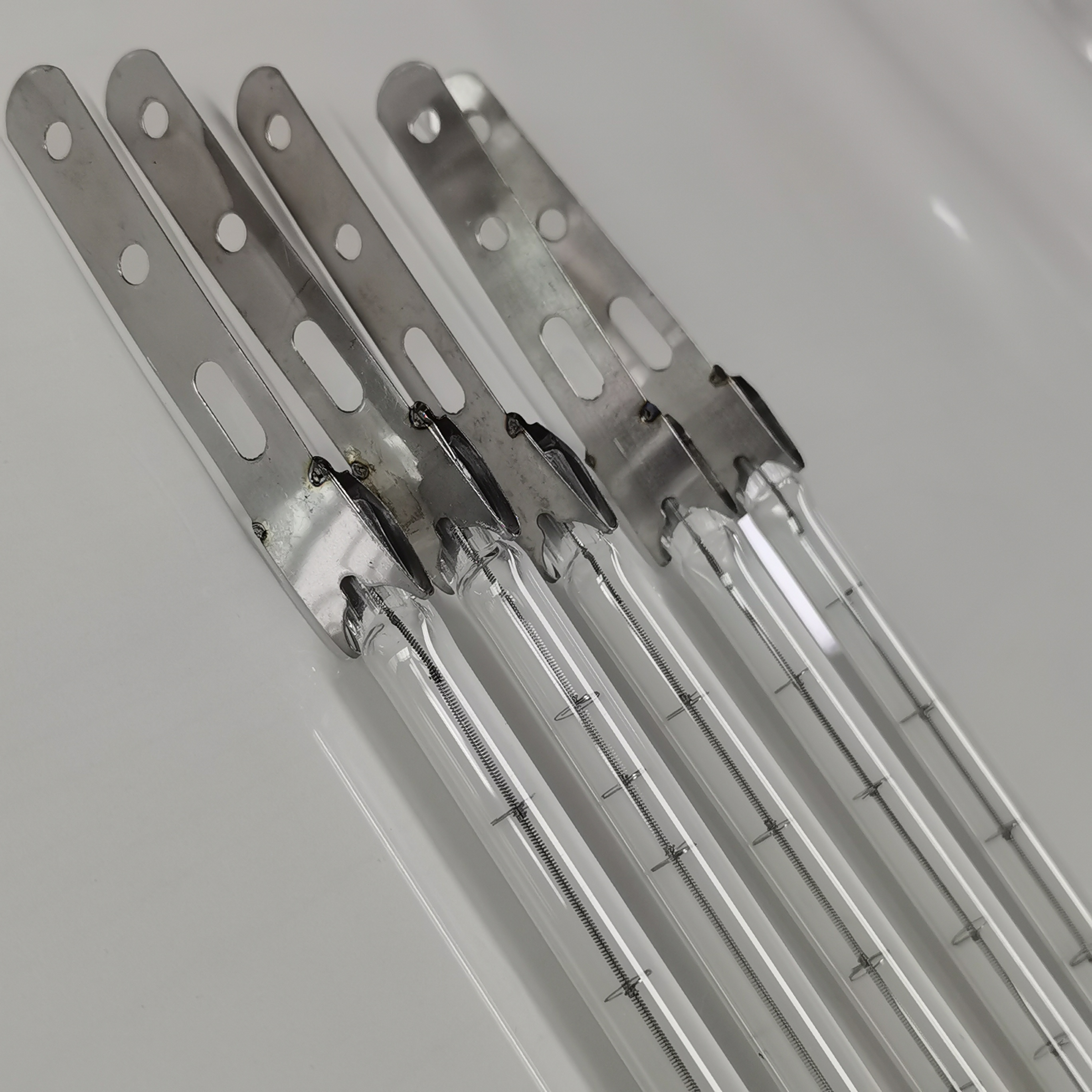 Paint Baking Room Far Infrared Half White Transparent Heating Tube Quartz Halogen Electric Heater Lamp