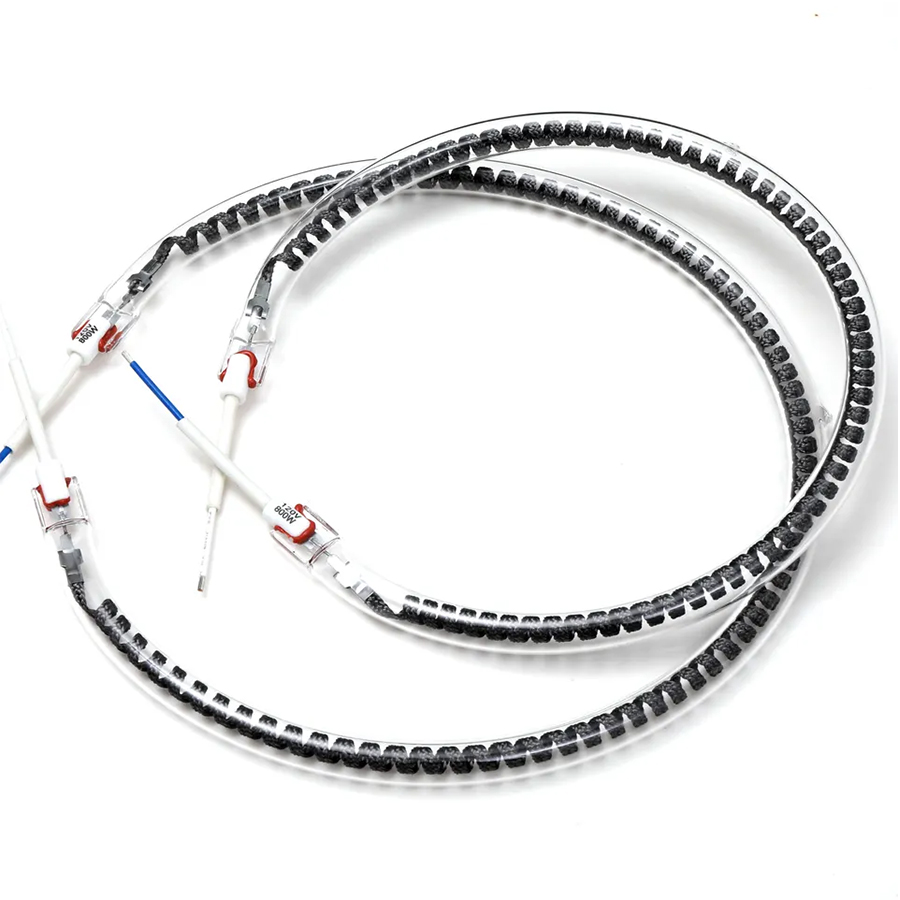 Oven Air Fryer Light Wave Stove Circular Halogen Tube Heating Tube Popcorn Accessory O-shaped Electric Heating Tube