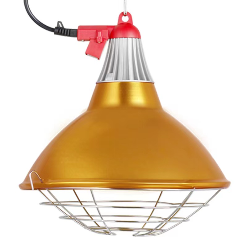Heating Lamp Reflector for Chicks Pig Breeding Pet Animals Heating Lampshade Infrared Chicken Light Infrared Heating Lamp