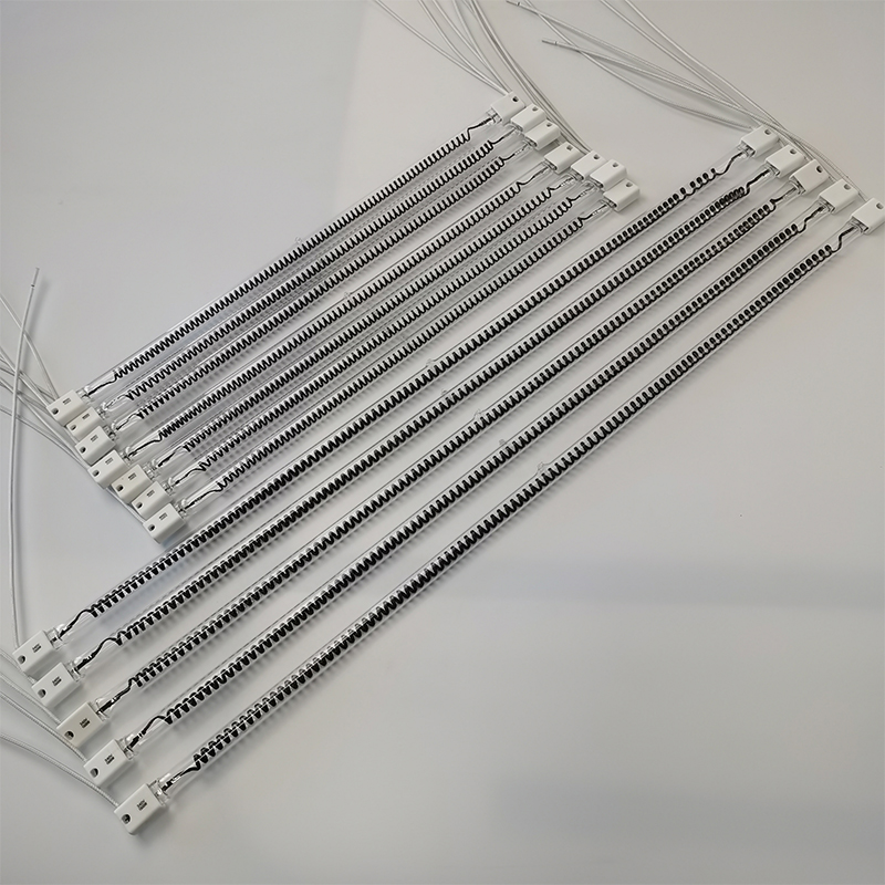 240V 800W 1000W 1500W 2000W工业电透明碳纤维加热管石英红外线加热元件