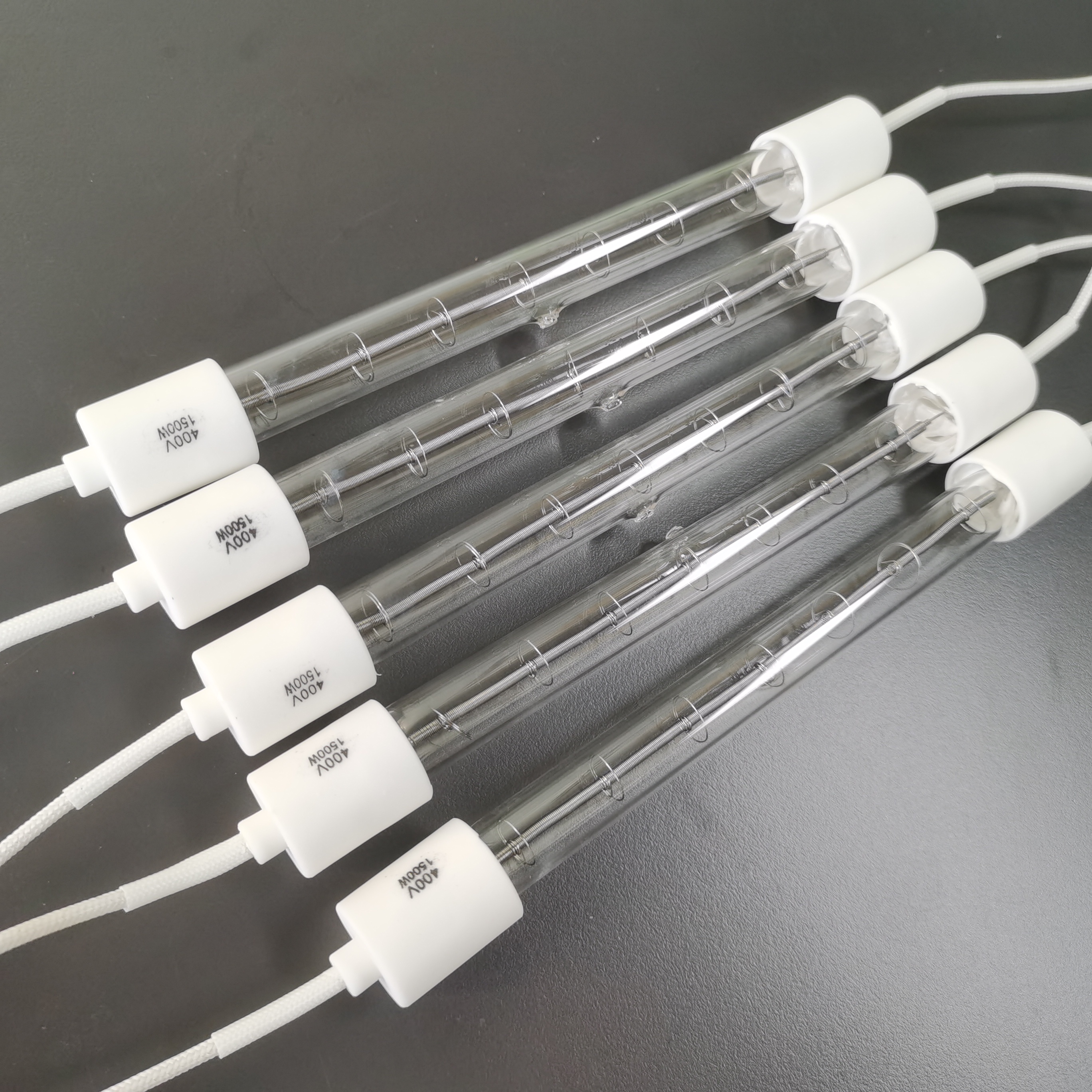 Quartz Glass Heating Tube 200China Quartz Tube Manufacturer Transparent 1500W 400V Temperature Rezistent Tubes Clear Quartz Pipe Quartz Tube Electric Heater