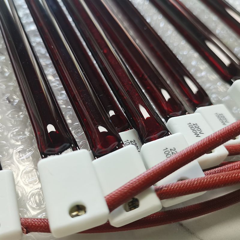 PET الأشعة تحت الحمراء سخان لمبة الكوارتز الأشعة تحت الحمراء مصباح الحرارة لآلة النفخ روبي الأشعة تحت الحمراء مصباح سخان الهالوجين