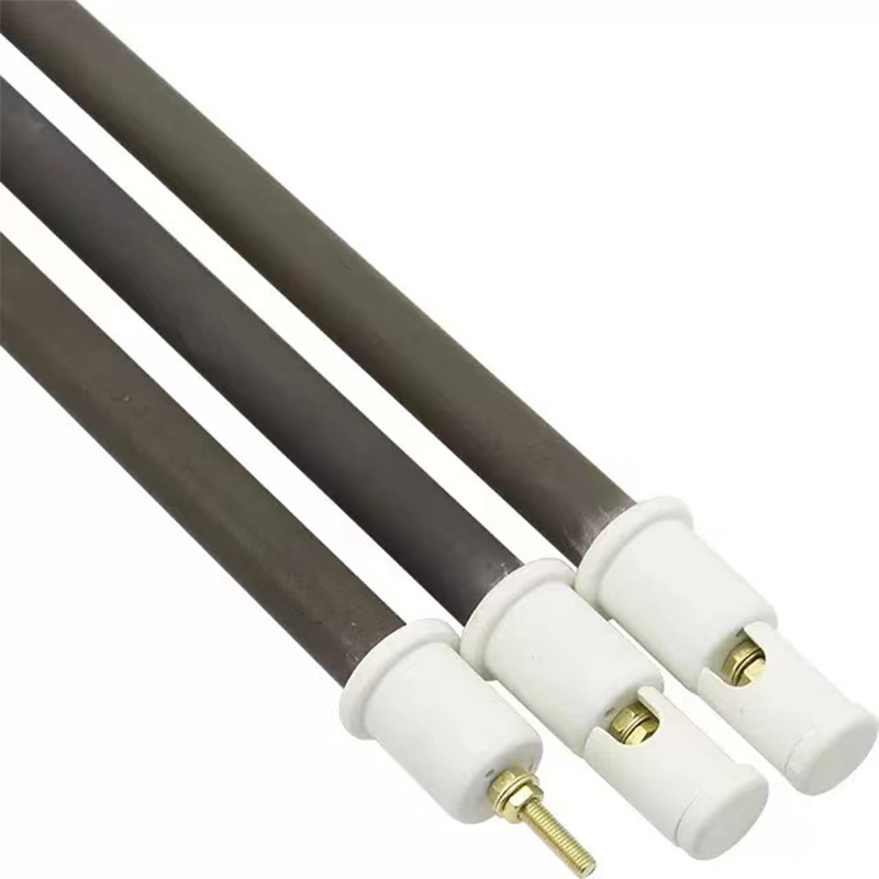 Electric Heating Tube Black Silicon Carbide Ceramic Heat Tube Dry Fired Heating Rod