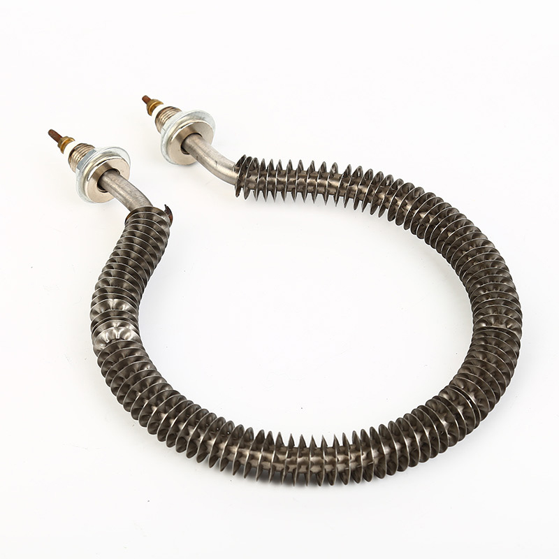 تخصيص أنبوب التدفئة ذات الزعانف الدائرية الصناعية الهواء الجاف حرق التدفئة الكهربائية قضيب الفولاذ المقاوم للصدأ سخان المياه الغمر