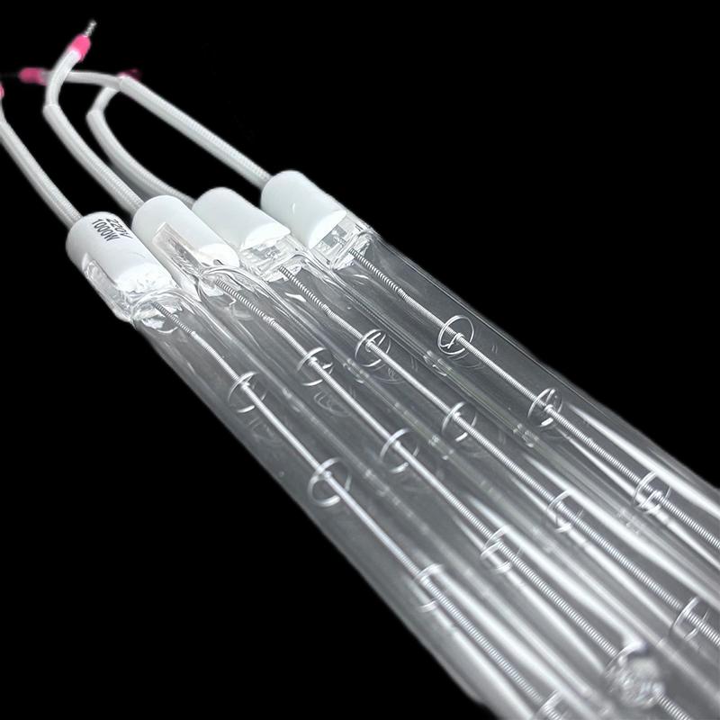 1800 واط 175 فولت 435 مللي متر الكهربائية الكوارتز سخان مصباح موجة قصيرة عناصر التدفئة بالأشعة تحت الحمراء للآلة