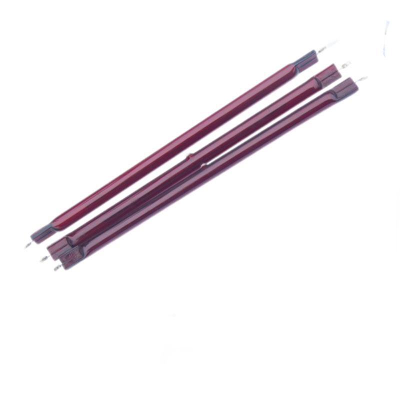 Heating Tube Ruby Carbon Fiber Heat Tube Quartz Heating Lamp Vacuum Tungsten Wire Infrared Electric Heater Tube Wholesale