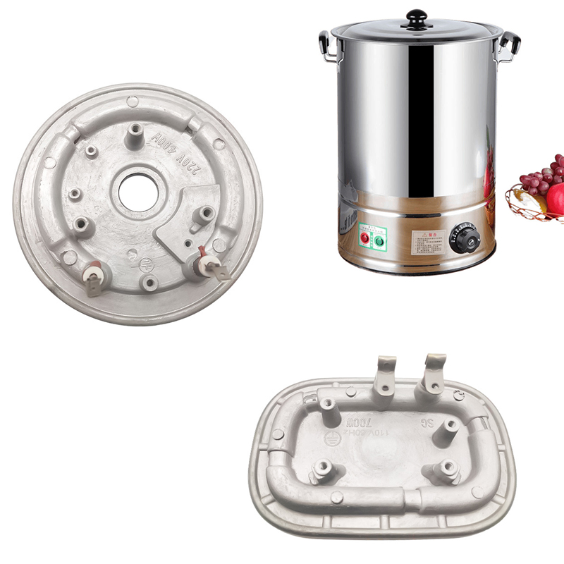 مخصص 304 من الفولاذ المقاوم للصدأ الكهربائي دلو الماء جاف حرق لوحة تسخين السخان الماء لدلاق البخار