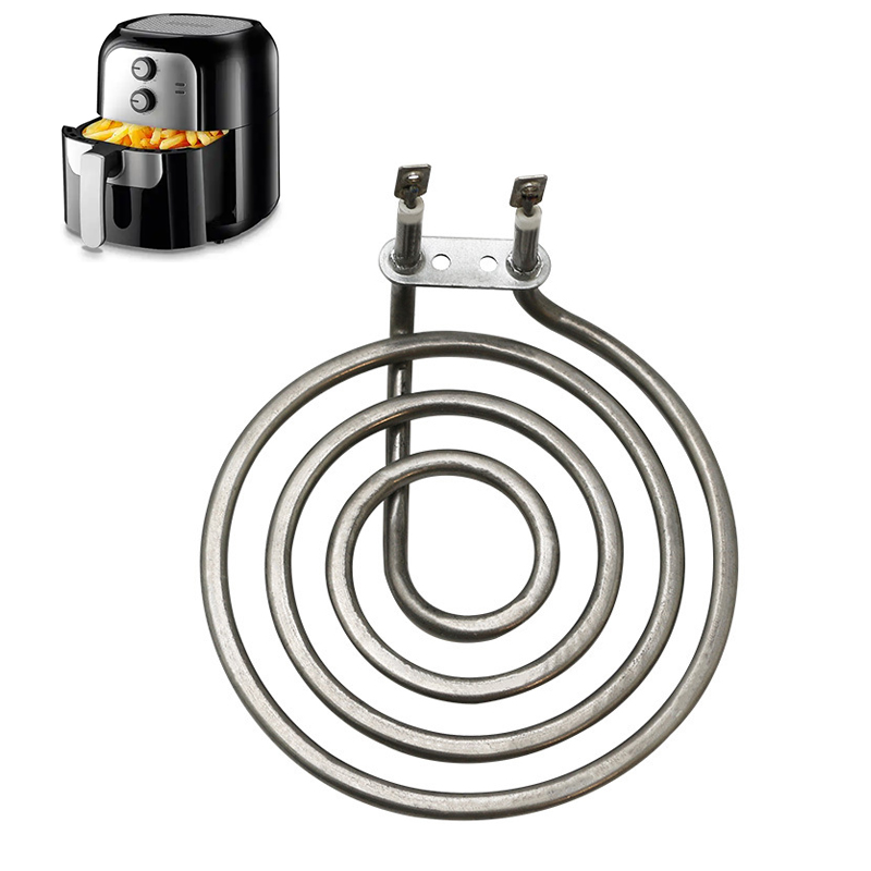 قم بتزويد مقلاة الهواء بالحرارة الكهربائية لفائف لوحة التدفئة على شكل حرق جاف حرق أنبوب التدفئة الكهربائية 1200W