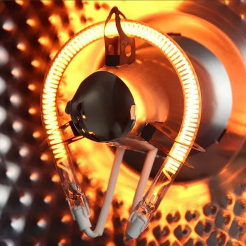 Anpassen 300W 600W 900W 110 V 220 V Infrarot Quarzheizrohr Lampe Kohlefaser -Quarz für elektrische Haushaltslüfterheizungen