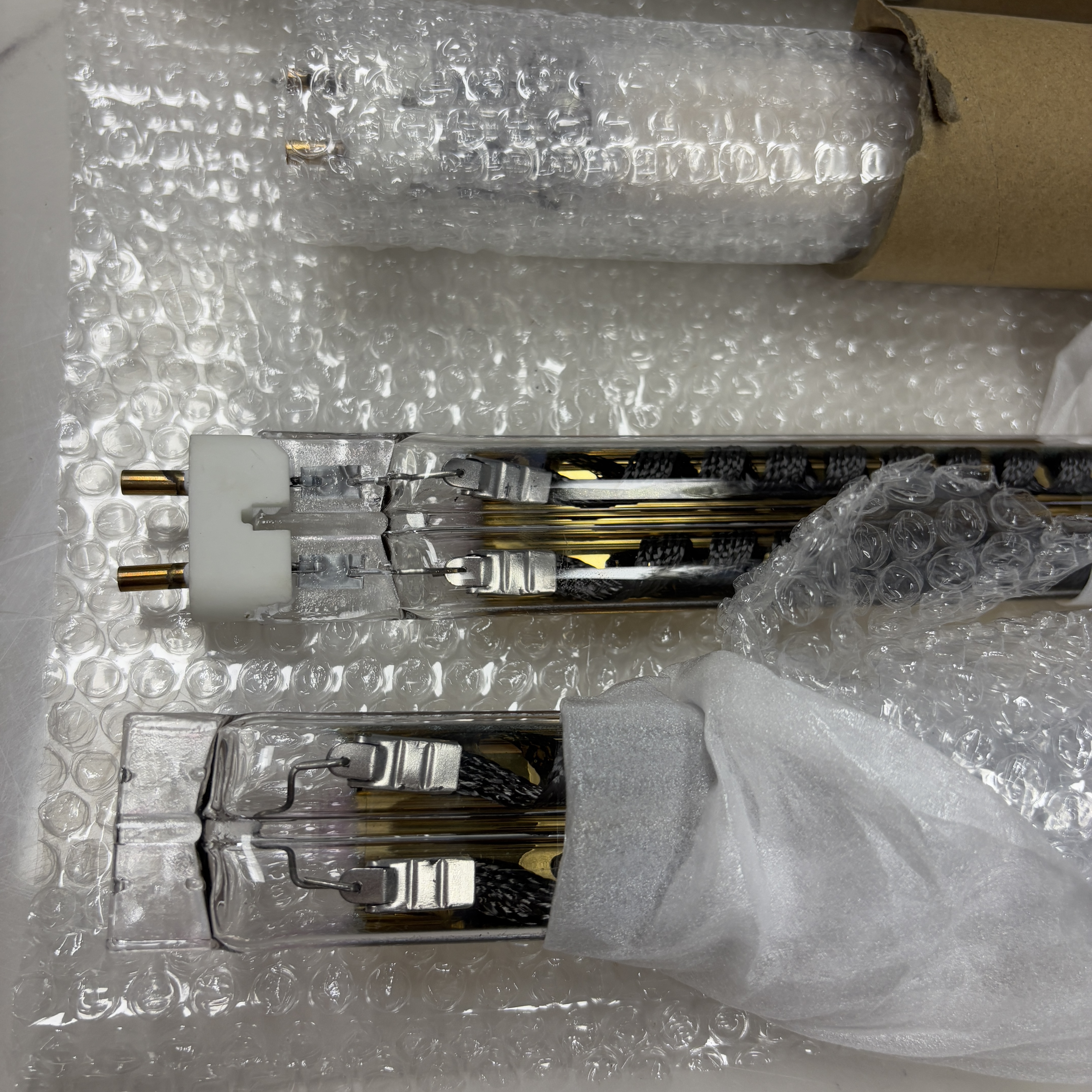 Custom 6100W 4000V Infrarot Quarzheizrohr Lampe Kohlefaser -Quarzheizungen