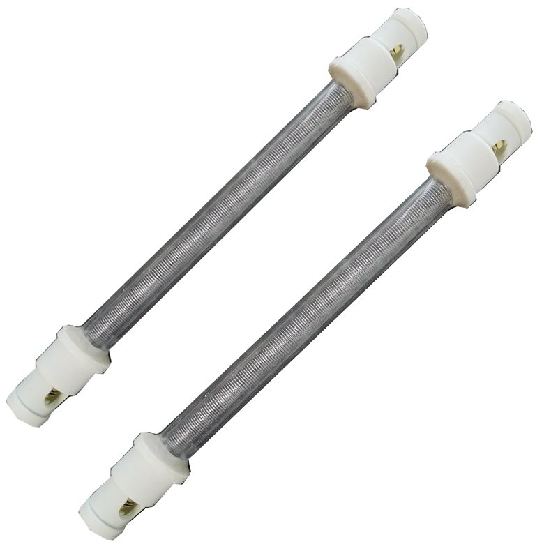 فرن سخان الهالوجين بالأشعة تحت الحمراء الموجة الصغيرة ومصابيح حرارة الخزانة المطلية