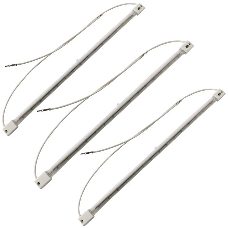 SK15 Halbweiße Kurzwelle 1000 W Halogen-Infrarot-Heizlampe für Ofen PET Perform