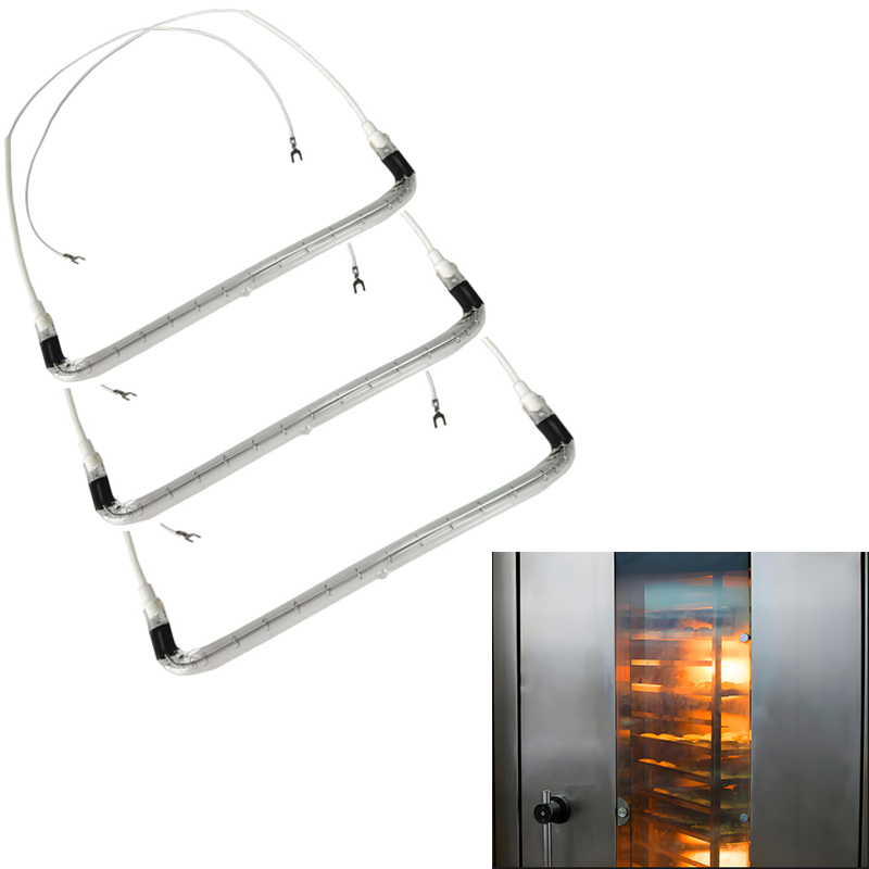 बेकिंग ओवन के लिए 400V 3500W क्लियर शॉर्ट वेव हैलोजन प्रीफॉर्म इन्फ्रारेड हीटिंग लैंप को अनुकूलित करें