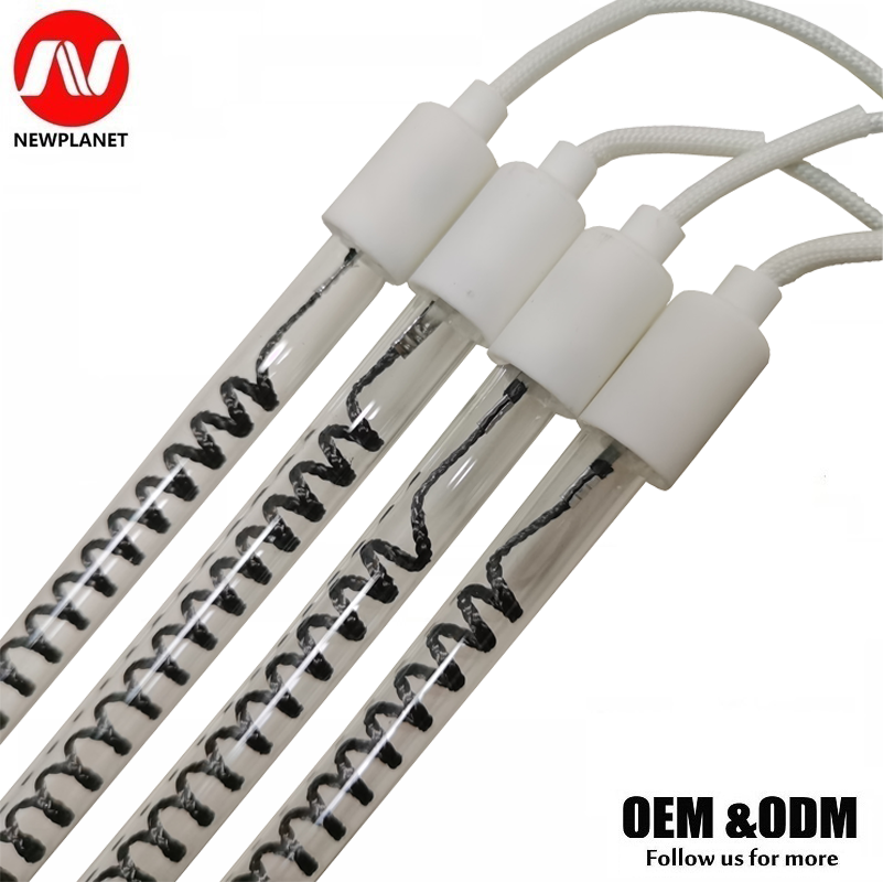 烧烤炉中波碳纤维红外线石英加热器加热灯加热灯