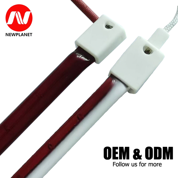 Quartz Infrared Ir Drying Heater Lamps for Heating and Drying Infrared Halogen Heating Lamps