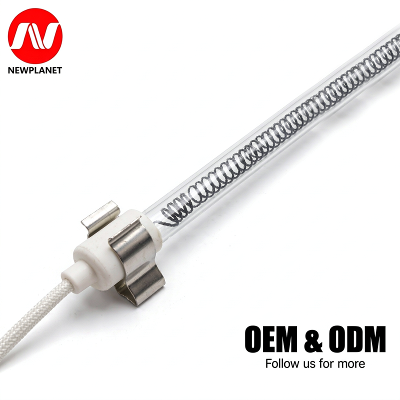 Custom 600W 220V Carbon Fiber Infrared Heating Lamp - Medium-Wave IR Emitter Tube for Sauna