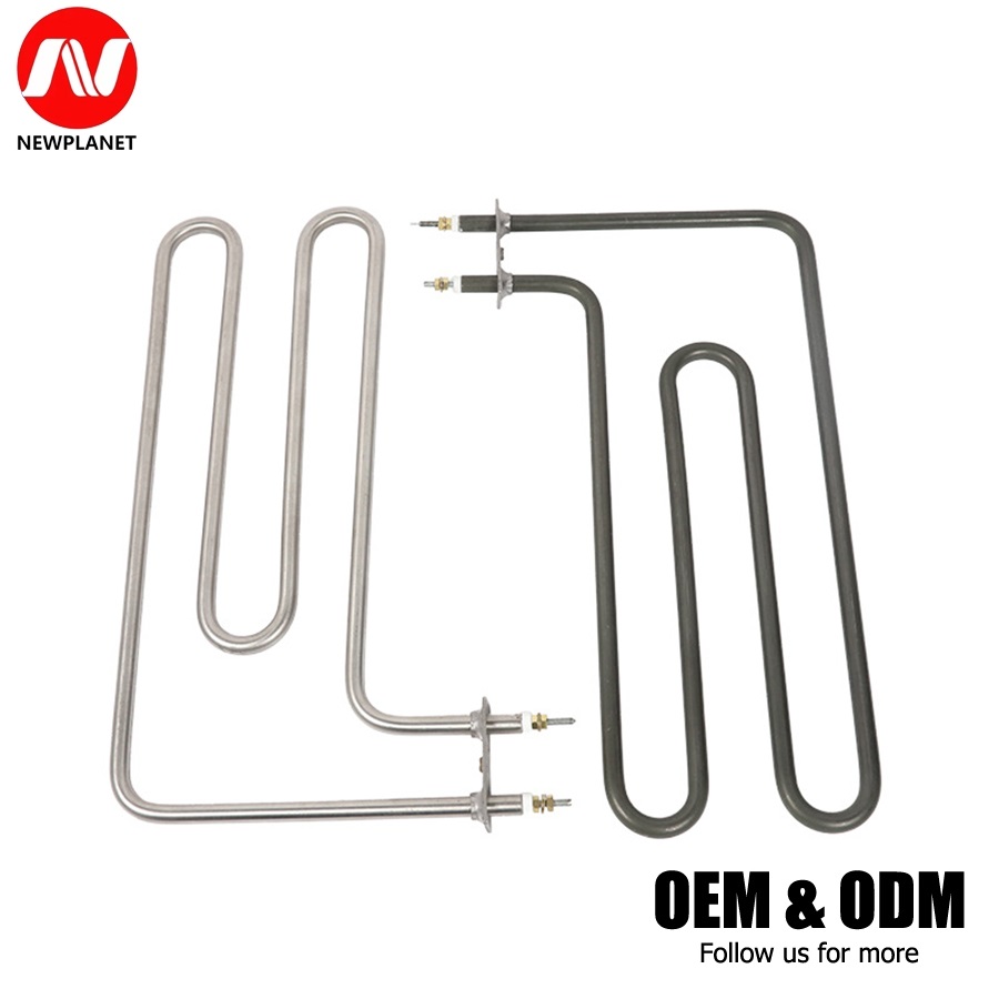 Personalize aquecedores de resistor tubular de forno elétrico, elementos de aquecimento, aquecedor de imersão de forno