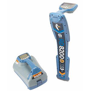 Radiodetection SPX RD8200 localisateurs de précision les plus avancés. détecteur de pipeline sur site piloté par un localisateur de sol