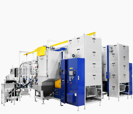 BL-740-TH Trommel-Nassstrahl- und Konversionsbeschichtungsanlage