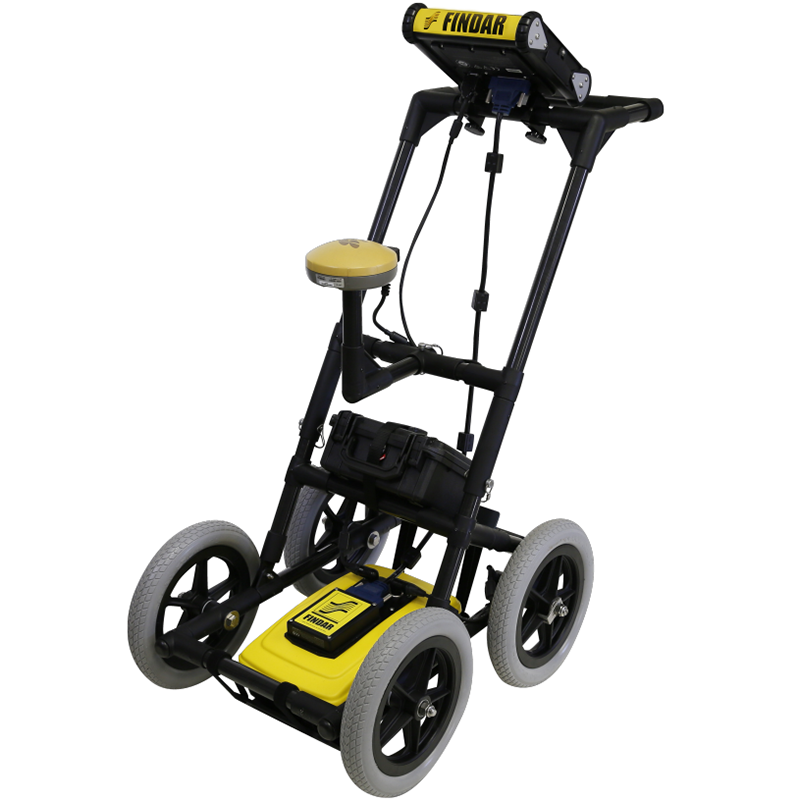 Erkennung von vergrabenen forensischen Evidenz -Strahlungserkennung GPR Foundar Forensic Scan