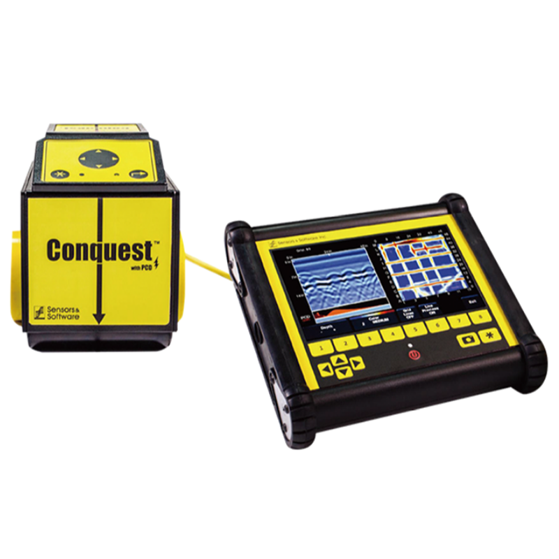 Leichte tragbare Hochgenauigkeitsstrahlungserkennung GPR Eroberung 100 Beton -Scanner