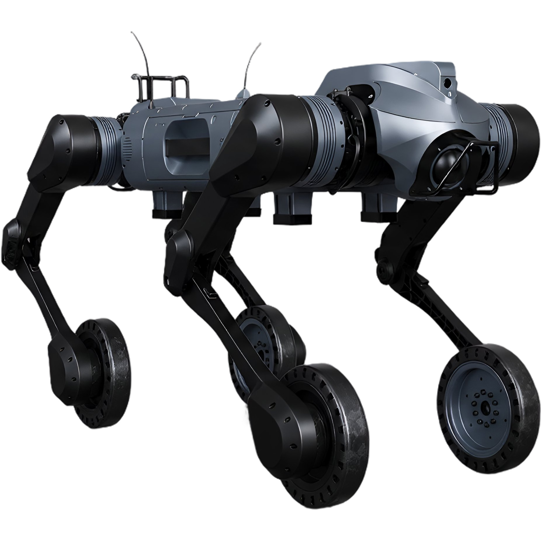Robot quadrupede con ruote per carichi pesanti YQ-D50W
