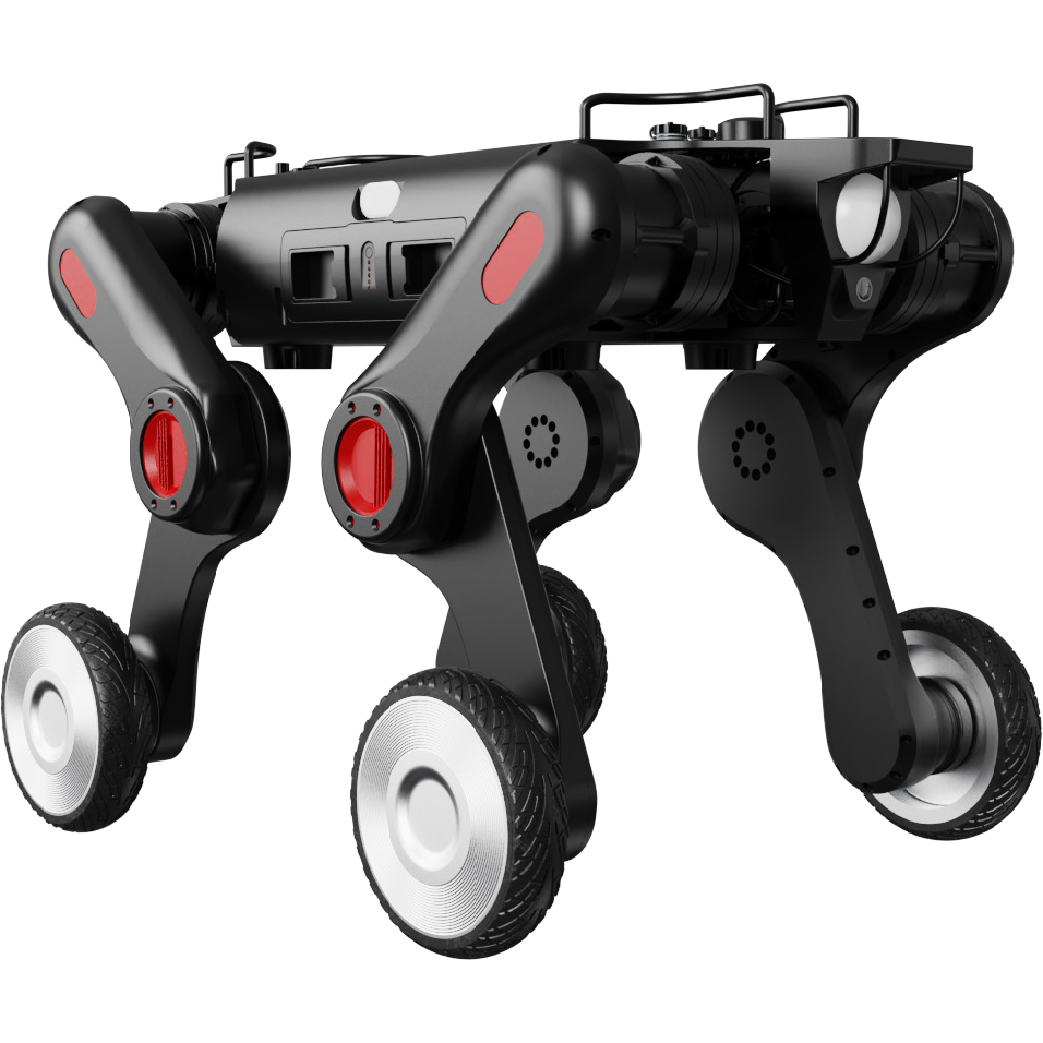 Robot quadrupede medio con gamba su ruota YQ-D30WS
