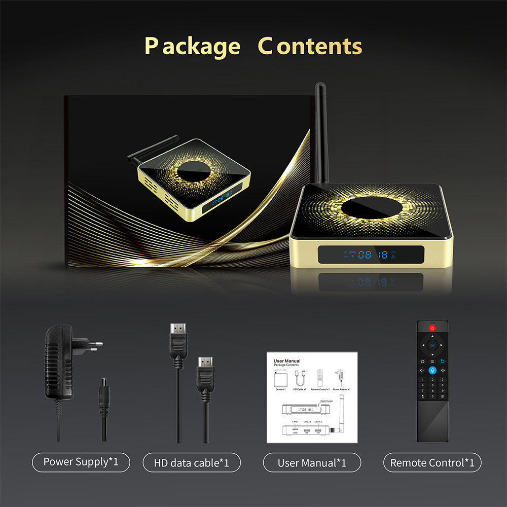 Amlogic S928X Android 11 WiFi 6 8K Ulta HD 8G RAM TV Box