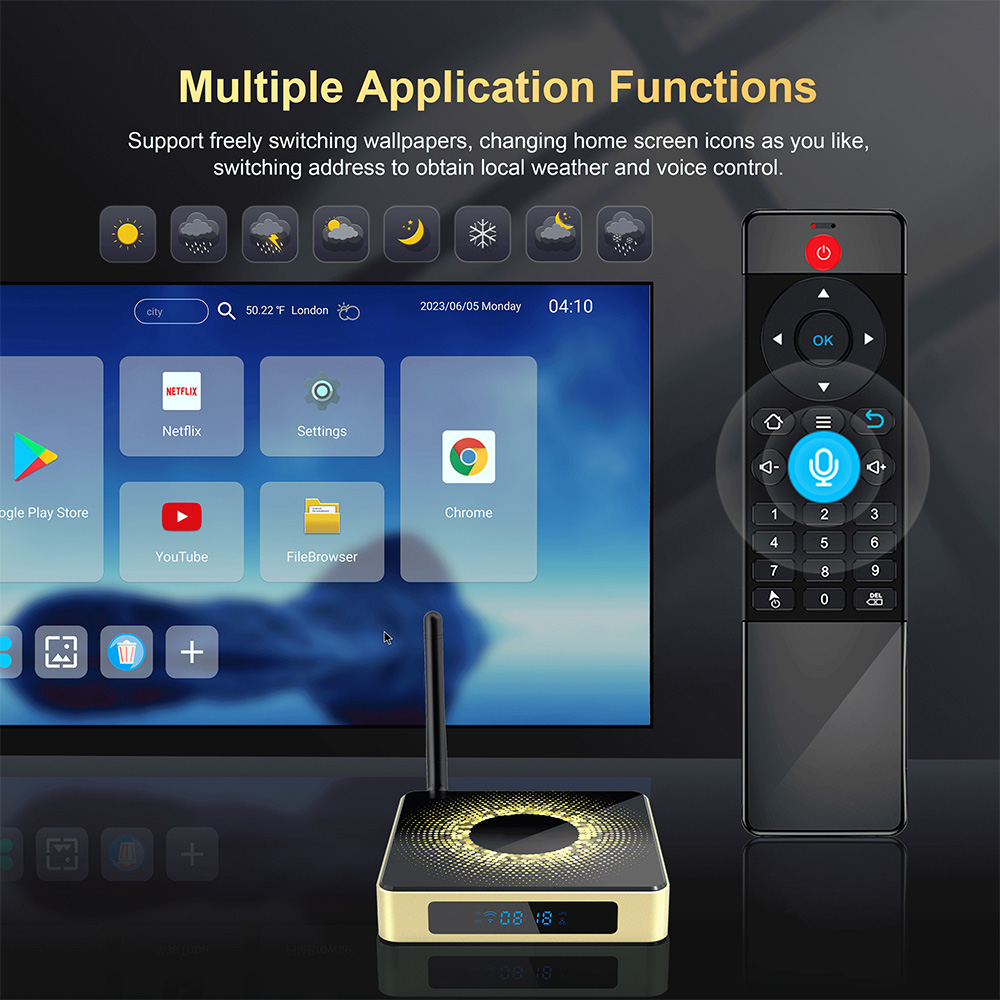 Amlogic S928X Android 11 WiFi 6 8K Ulta HD 8G RAM TV Box