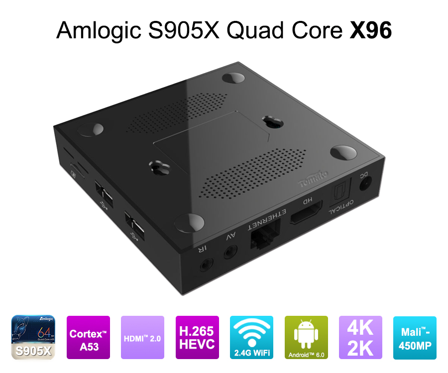 Android Akışı Akıllı TV Kutusu 905X 4K Kodi