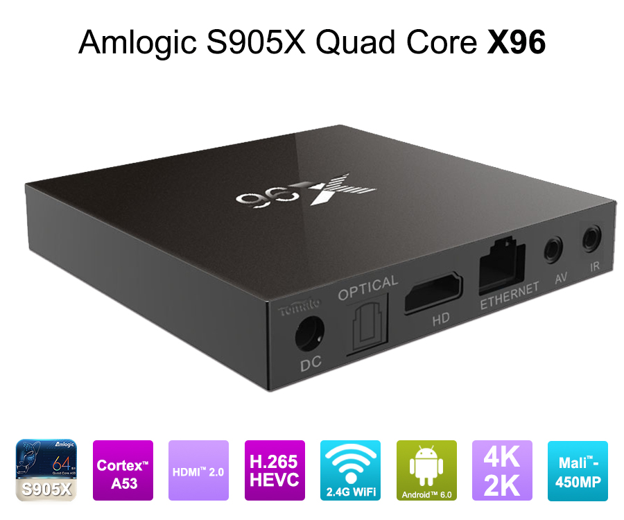 Android Akışı Akıllı TV Kutusu 905X 4K Kodi