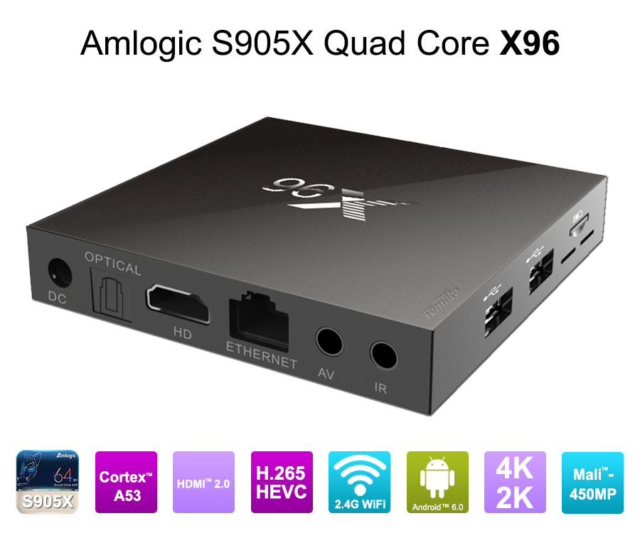 Android Akışı Akıllı TV Kutusu 905X 4K Kodi
