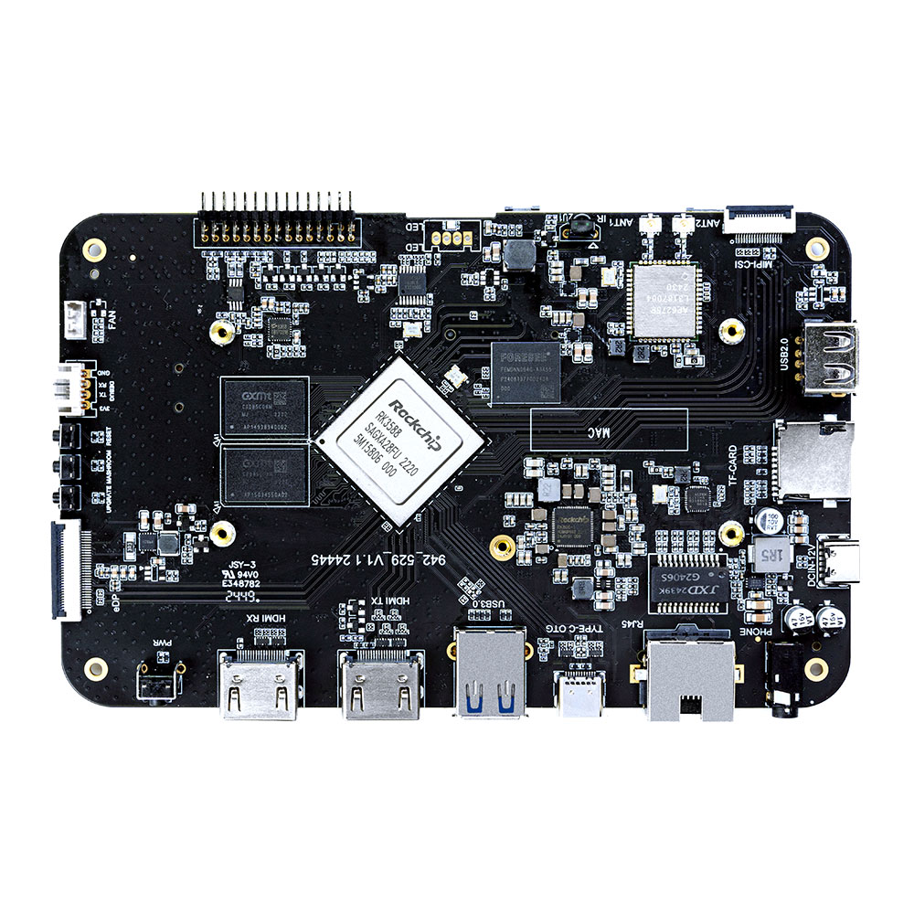采用 Rockchip RK3588 的 Android 电视盒,适用于 AI 应用