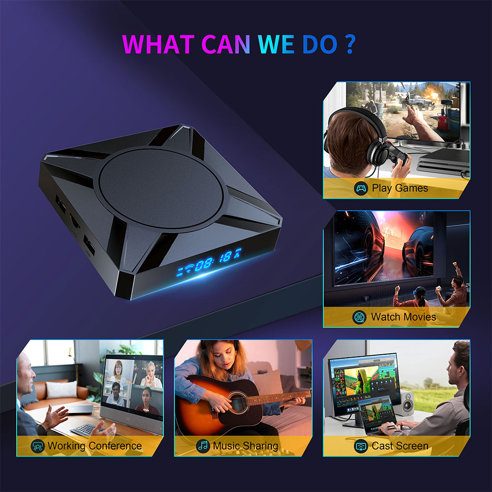 Custom Android TV Box | Amlogic S905X5M Quad Core 4K HDR10 Player | Shenzhen Tomato OEM/ODM