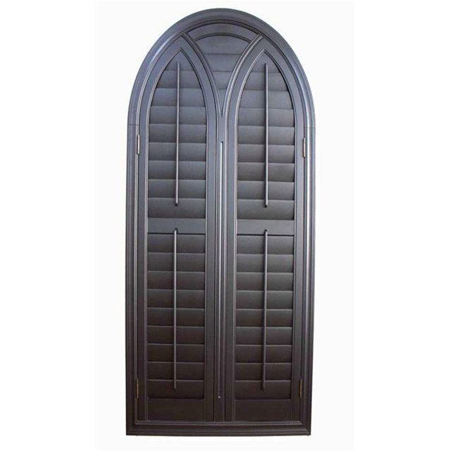 China Great Quality White Painted Bi Folding PVC Shutters  China Window Shutter PVC Window Shutter