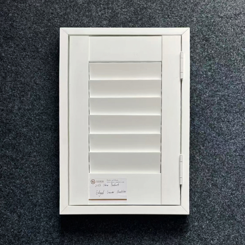 Square Louver Paulownia Shutter Panel