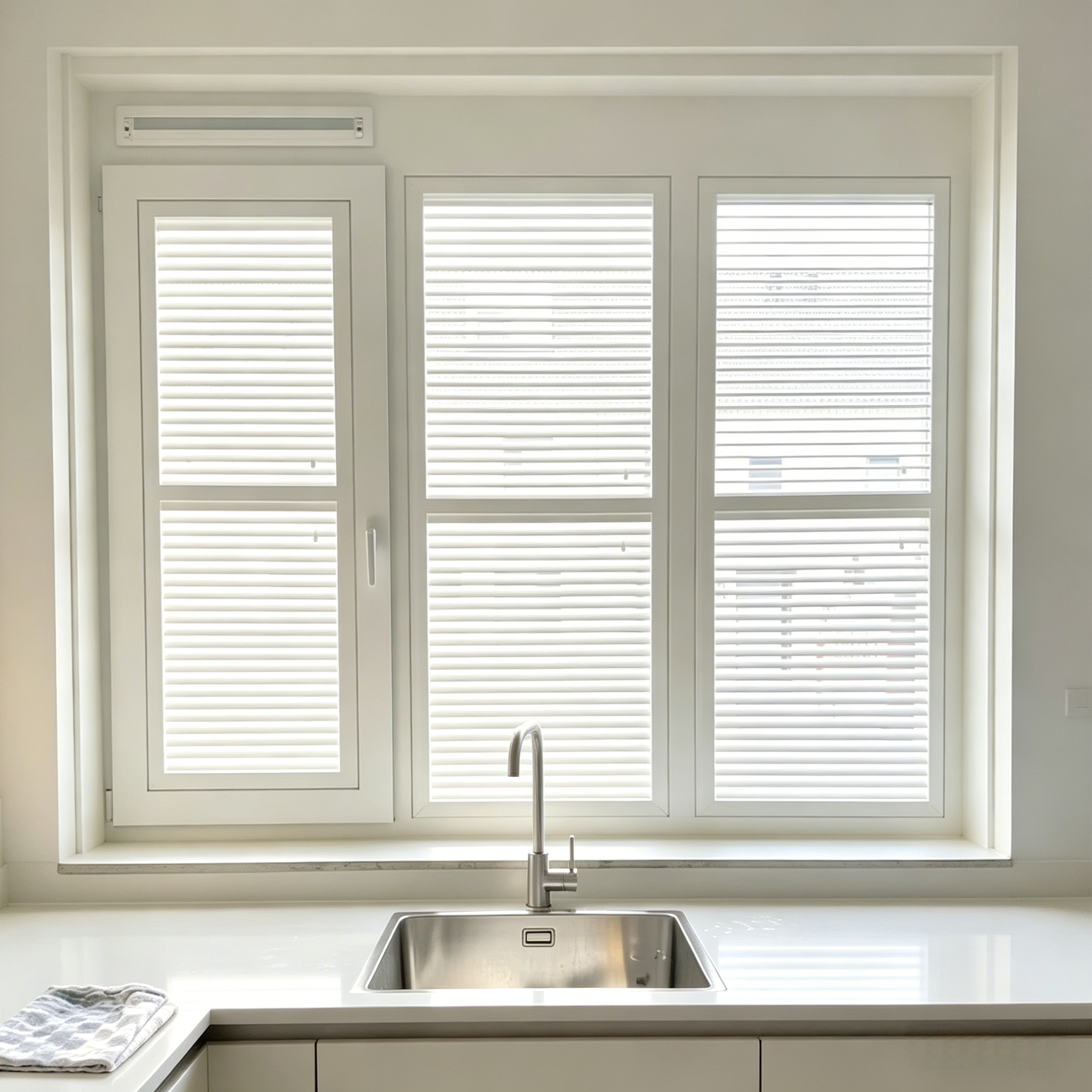 غطاء تهوية نافذة مصراع بدون براغي (مغناطيسي) بدون مثقاب سهل التركيب