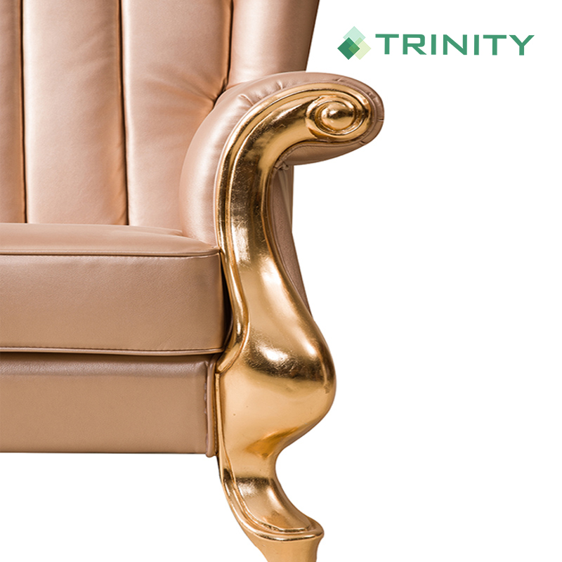 Bespoke Hotel Furniture American Upholstered Carved Channel Sofa